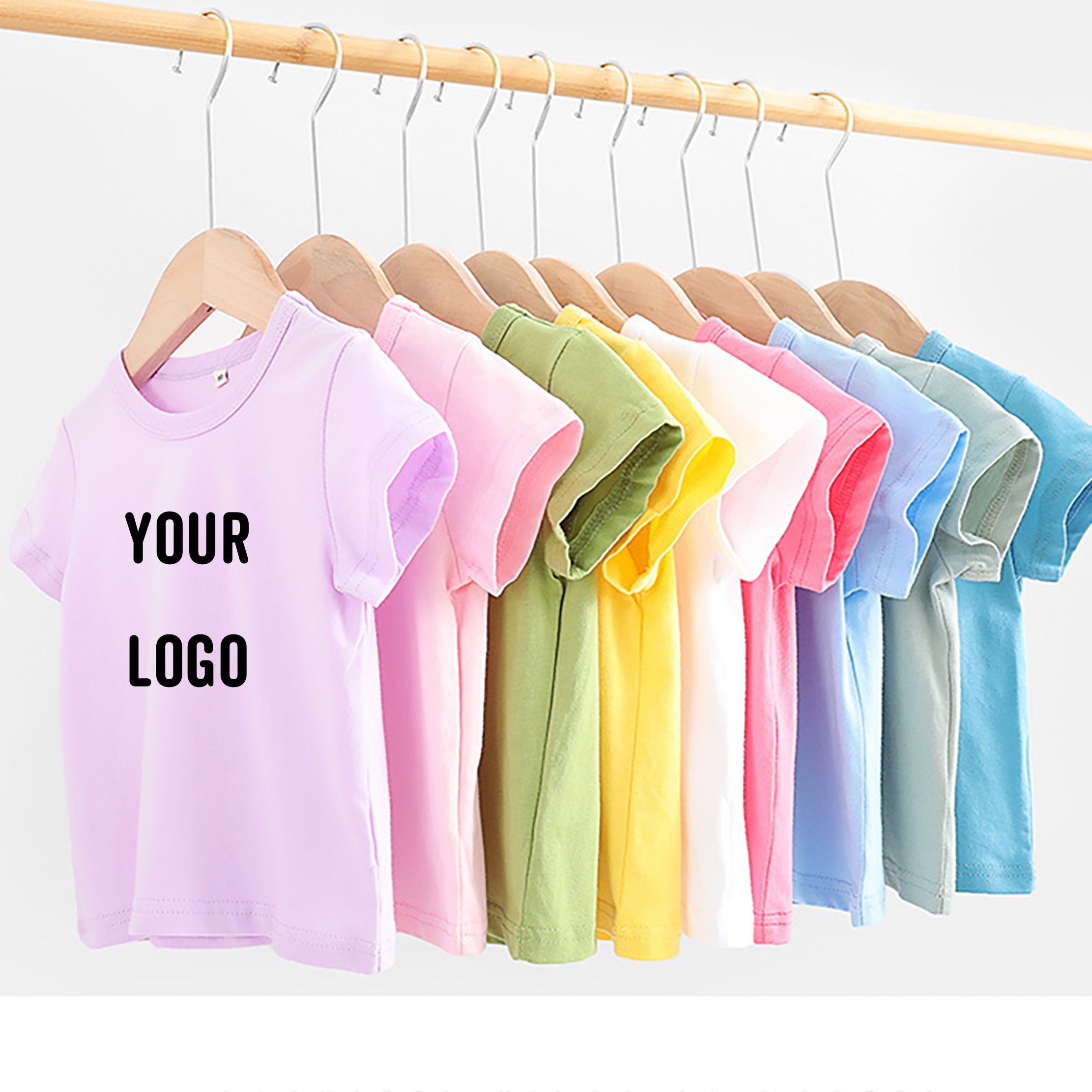 Cotton Comfort: Blank Plain Children's T-shirts for Every Occasion