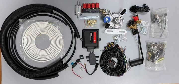 LPG/CNG Automotive Oil-to-Gas MP48+AT09 Liquefied Gas Oil Conversion Kit Gas Vehicle Parts