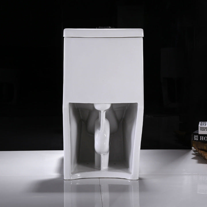 Modern Ceramic Toilet Dual-Flush with S-Trap Drainage Straight Row Horizontal Siammed for African Middle Eastern Bathrooms