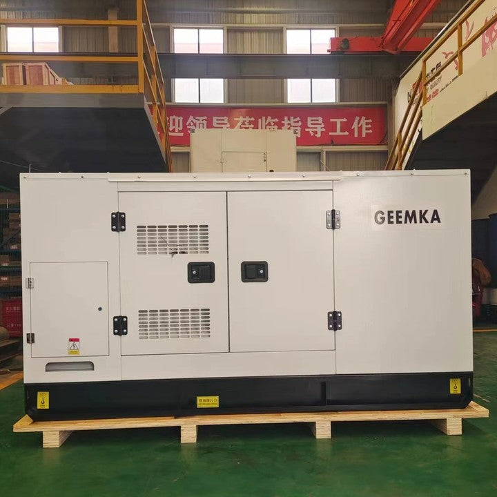 GEEMKA KKNG80S 80KW 100KVA DCEC KG6BTA Natural Gas Generator Set 220V/240V/400V Silent 1500RPM Methane NG IP23 5.9L 80%