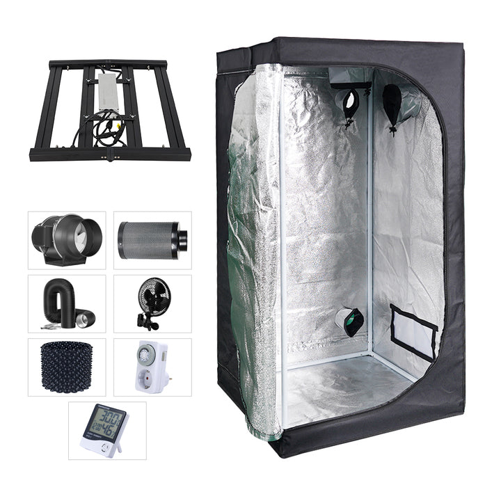 High Quality Mushroom Cultivation Grow Tents with Blackout Fabric and Ventilation Ports