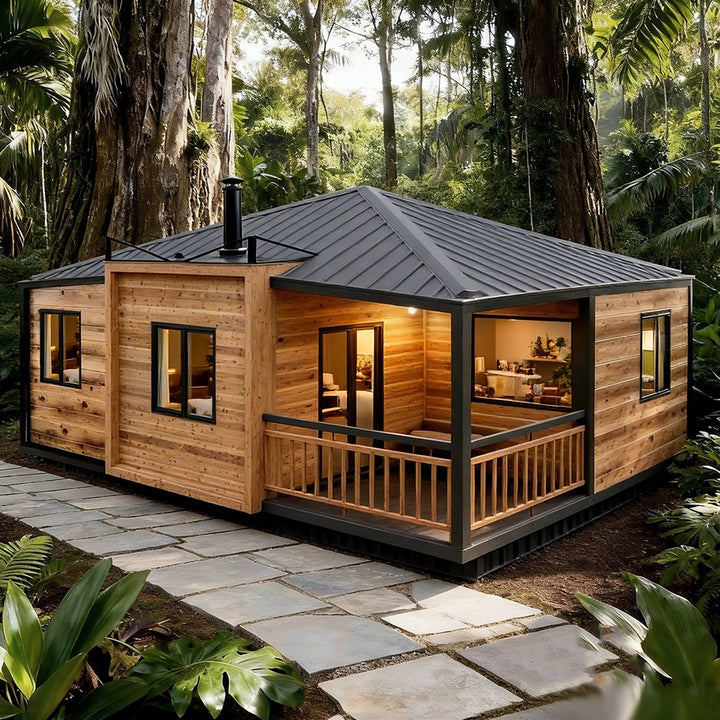 Modern Breathable 20ft 40ft Expandable Container House Prefabricated Villa Venezuela 3 Years Warranty Remote Access Hengyuan