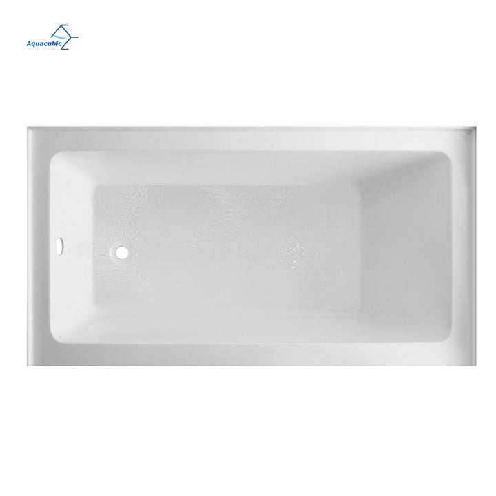 Best Selling 60 Inch New Pure White Acrylic Modern Apron Hotel Bathtubs with Skirts