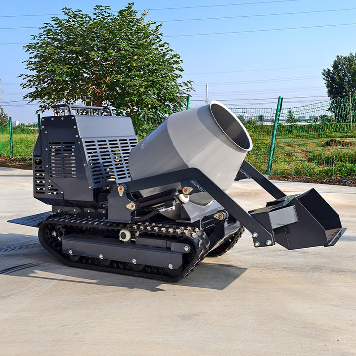 High Efficiency Energy Saving Mini Crawler Concrete Mixer Truck Compact Crawler Type Cement Mixer Truck With Low Consumption