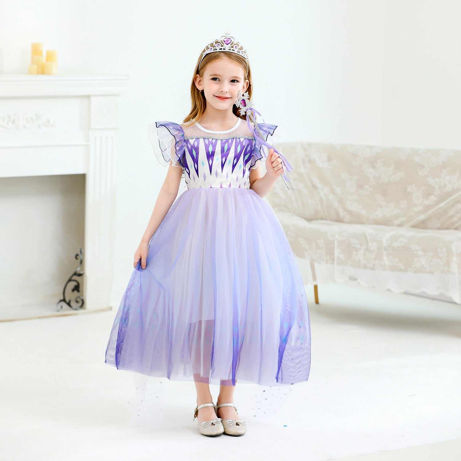 RTS Kids Dresses for Girls Party Wear Princess Inspired Dress Girl Ready to Ship