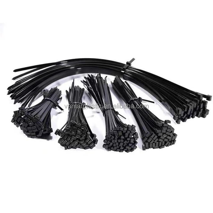 High Quality Nylon Zip Ties - 300mm X 3.6mm - 12" Premium Tie Wraps 100 Pack of Black Cable Ties
