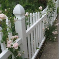 PVC Picket Fence, Screen Fence PVC Stripe Gate Swimming Pool Protect, gardening fences