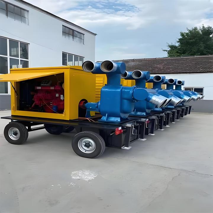 Large-capacity Irrigation Water Pump Flood Control and Drainage Mobile Pump Truck Agricultural Irrigation OEM