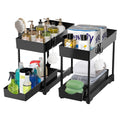 Under Sink Organizers and Storage Bathroom Organizer Under Sink 2-Tier Organizer 2 Pack Under Sink Organizer