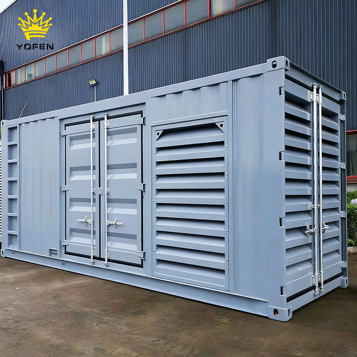 YFS 400kW 500kVA Three Phase Water Cooled Natural Gas Generator Set for Data Centers & Commercial Use with Container Type