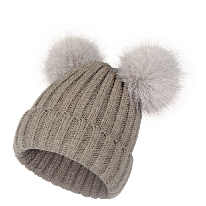 High Quality Winter Hat Kids Size Keep Warm With Pom Pom Fashion Style Outdoor Beanie Hat
