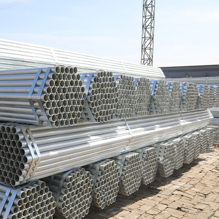 Corrosion Resistant Galvanized Round Pipe Q235B Multi-caliber Hot-dip GI Pipe for Outdoor & Industrial Applications