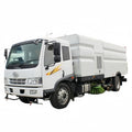 16000L FAW Heavy Duty Engine Large Capacity Road Cleaning Street Sweeper Truck with Pump for Sale