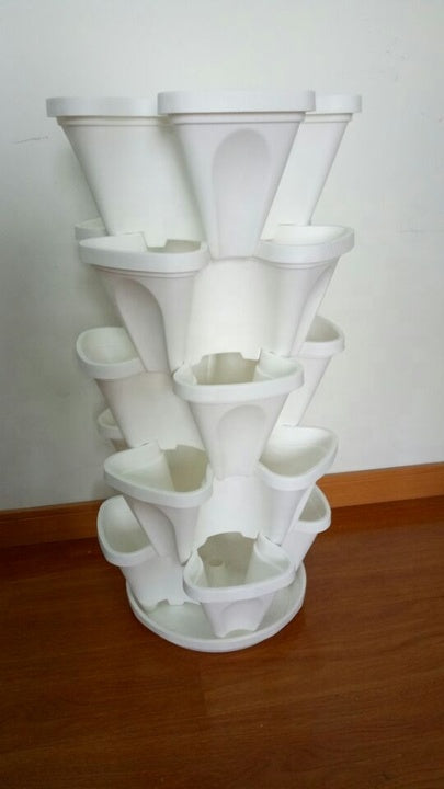 Self Watering Plant Pot Garden Vertical Stand Planter Plastic Pots for Selling
