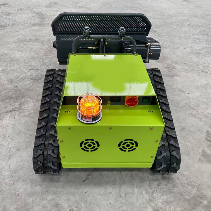 New Tracked Hydraulic Motor/Engine Remote Control Flail Mower for Tall Grass and Alfalfa Mowing on Slopes and Wasteland Farms