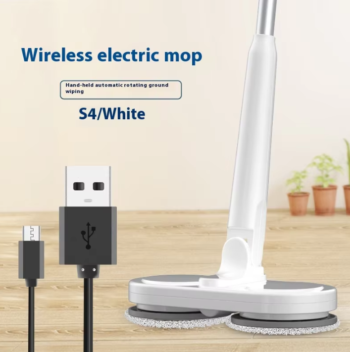 Hot Selling 360 Rotary Adjustable Chenille Mop Sustainable Household Healthy Cordless Electric Mop for Floor Home Cleaning