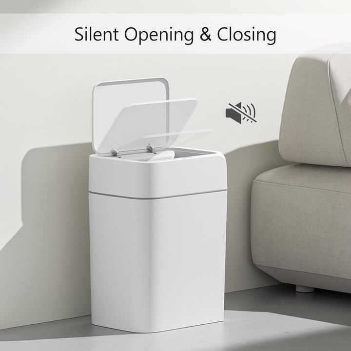 ELPHECO 12L 16L Smart Sensor Trash Can Automatic Motion Sensor Waste Bin for Home Kitchen Bathroom