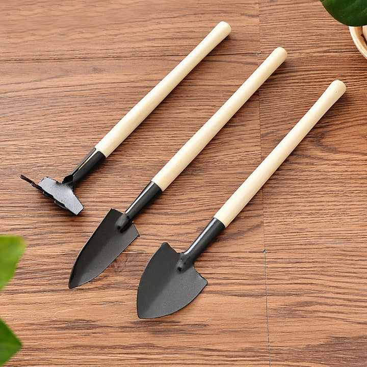 Wholesale Price Garden Handle Tools Set Metal Mini Garden Shovels Portable Shovels