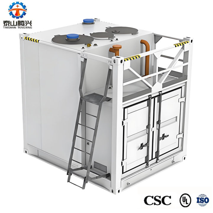 Artificial Intelligence Mobile Fuel Station Gas Container diesel Fuel Pump 1000liter Cryogenic Storage tank lpg Tanker for Sale