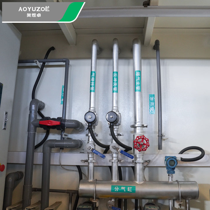 AOYUZOE Mbbr Mbr Domestic Biogas Wastewater Treatment Equipment Bioreactor Underground Compact Sewage Treatment Plant