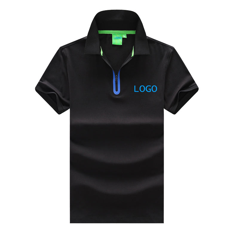 Custom fashion men's polo t shirt solid color short sleeve cotton tshirt high quality polo chemise men embroider polo shirt