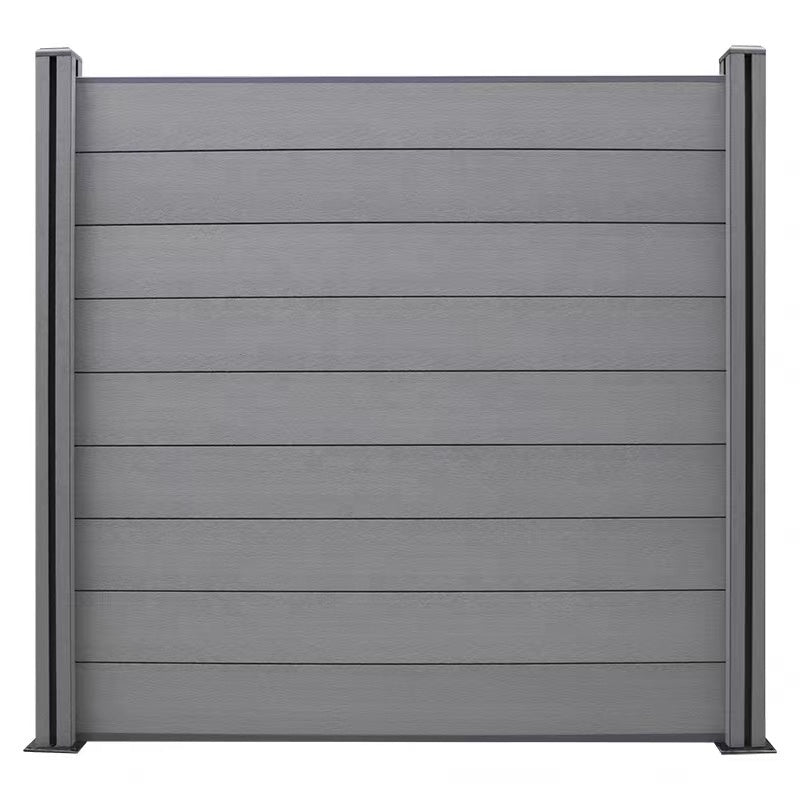 Outdoor easy install wpc fence for garden balcony