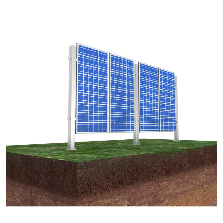 Yuens Vertical Solar Fence Solar Panel Ground Mounting Brackets Solar Frame