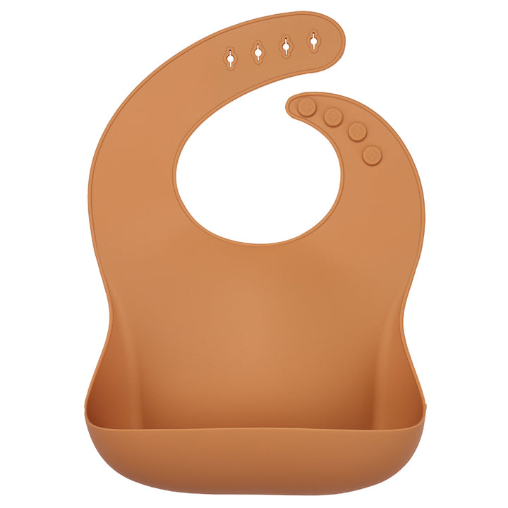 Easy to Clean and Heat-resistant Food Grade Silicone Platinum Silicone Toddler Feeding Bibs