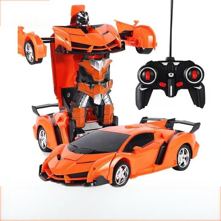 Rechargeable Toy Car with Remote Deformation Feature Car Robot Model Perfect for Celebration Events
