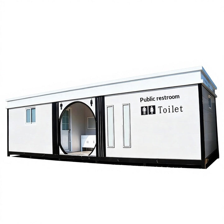 Integrated Environmental Protection Plastic Outdoor Mobile Public Restroom Toilet for Park Site