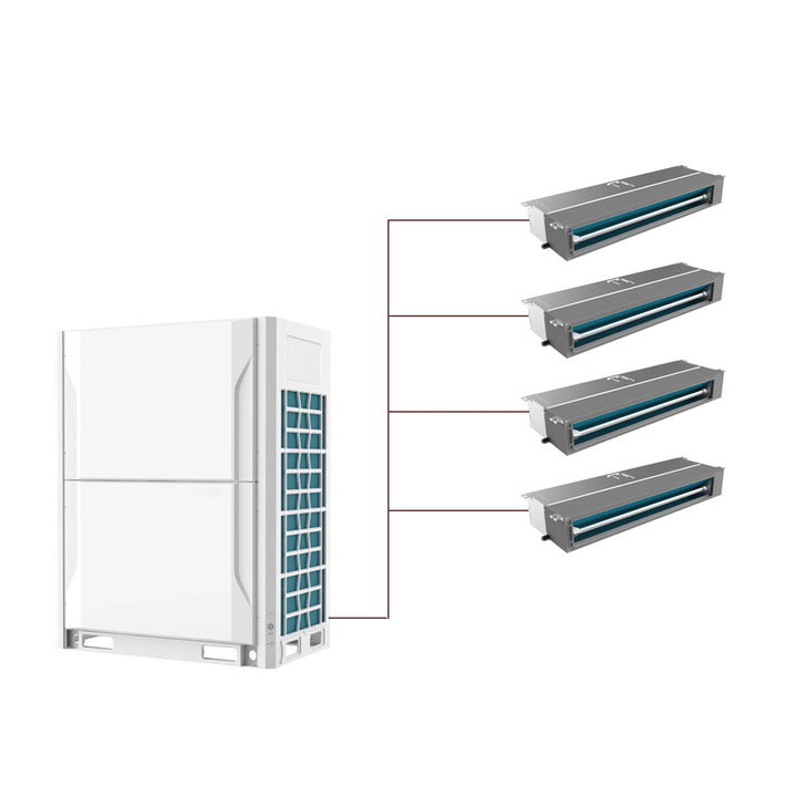 VRF/VRV Multi-Connected Air Conditioning System with DC Fan Motors Hitachi Compressor DUCT Mounting