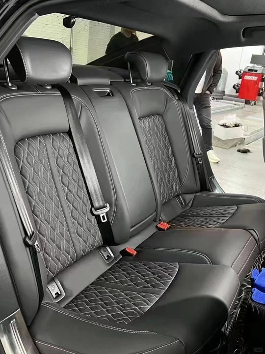 Source Factory for Audi Full Set Leather Seat Cover Cowhide Car Seat Cover for Audi A4 A6 A7 A8