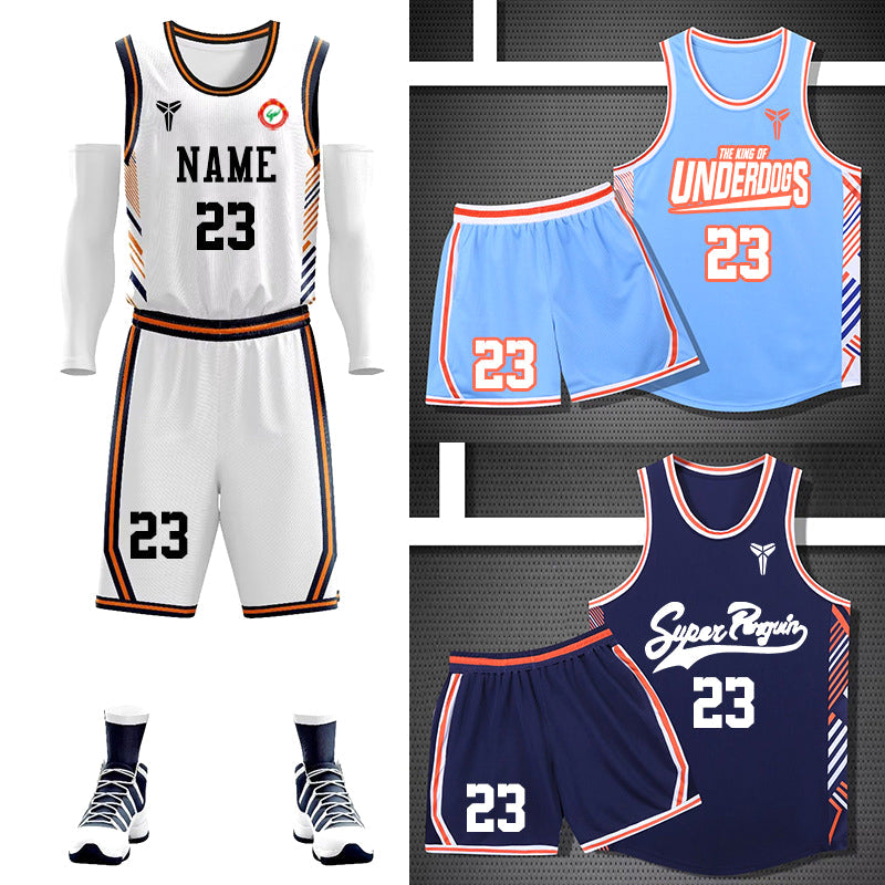 Custom Men's Basketball Classic North Carolina Embroidery Sublimation Unisex Sleeveless Basketball Shirt Sports Jerseys  For Boy