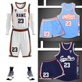 Custom Men's Basketball Classic North Carolina Embroidery Sublimation Unisex Sleeveless Basketball Shirt Sports Jerseys  For Boy