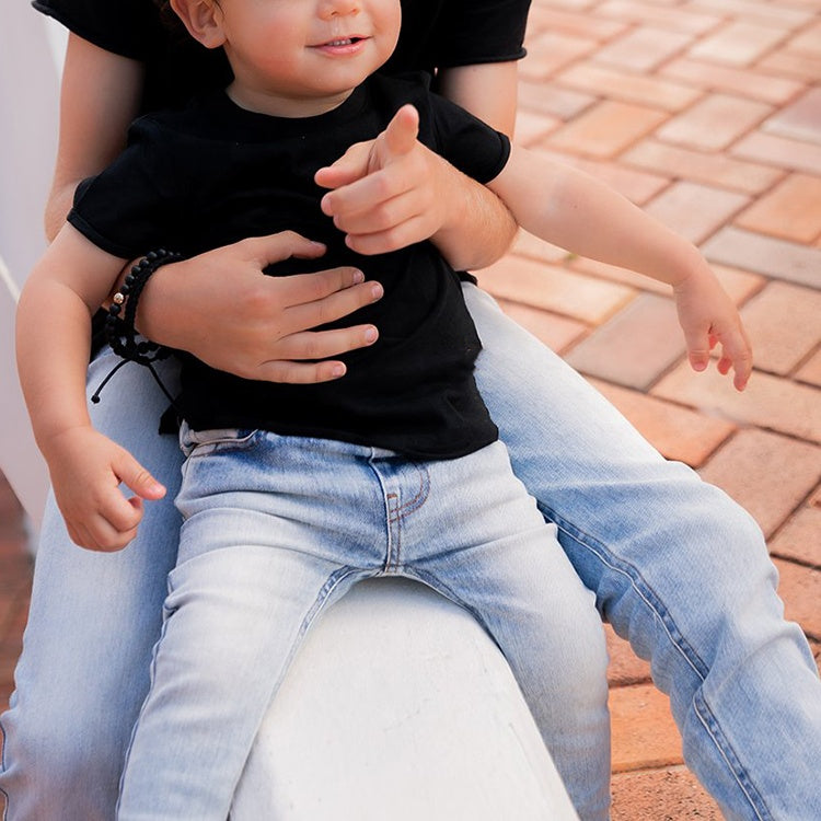 Hot Selling Acid Wash Denim Jeans For Kids Cotton Soft Stretch Blue Denim Kid's Jeans