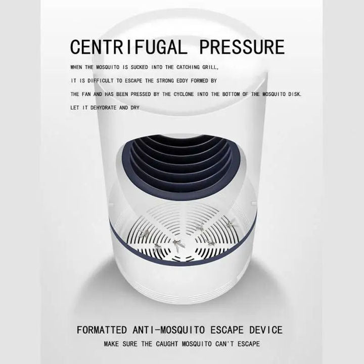 USB Powered Bug Zapper Lamp for Indoor and Outdoor Home Use LED Mosquito Killer Light with Fly Trap Silent Operation