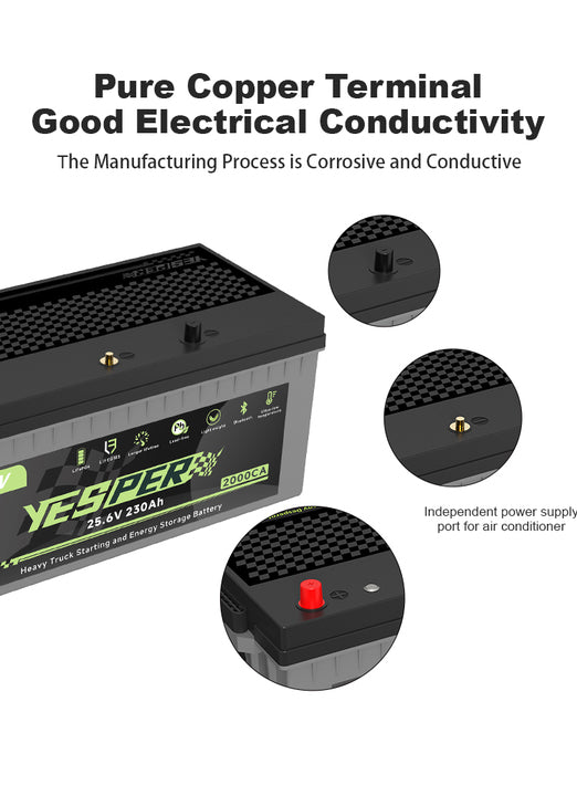 YESPER Heavy Truck Parking air Conditioning Lithium Battery Starts at Minus 40 Degrees Celsius with Bms