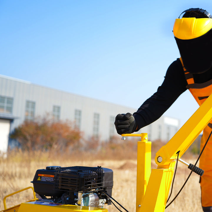 AUSTTER Small Trench Digger Mini Cable Chain Mini Trencher Machine with Ducar /Lifan /Loncin 7hp Gasoline Engine