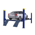 Black 4000kg 4 post car lift machine for vehicle wheel alignment with CE  Good price hydraulic  four post car lift