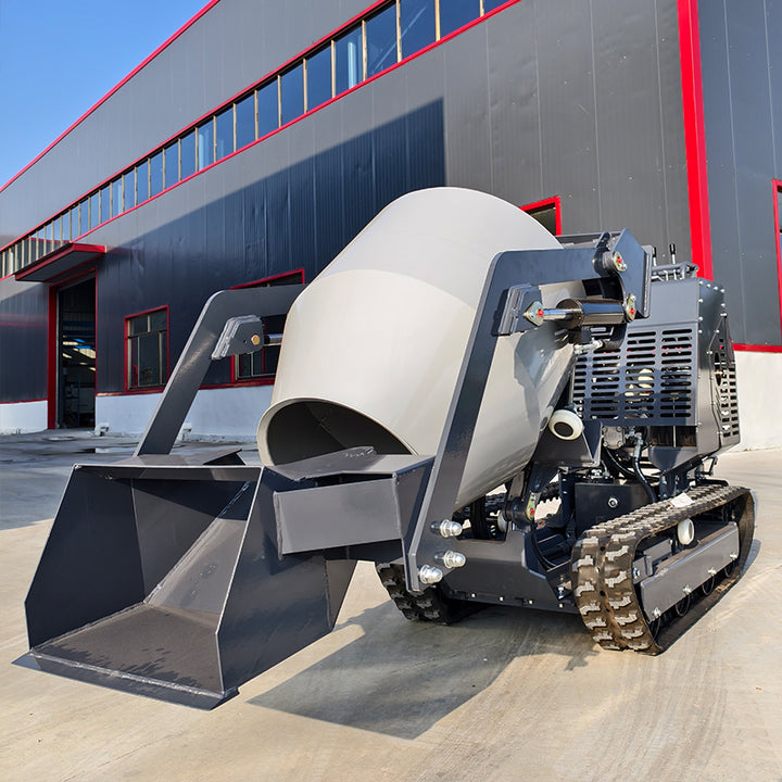 High Efficiency Energy Saving Mini Crawler Concrete Mixer Truck Compact Crawler Type Cement Mixer Truck With Low Consumption
