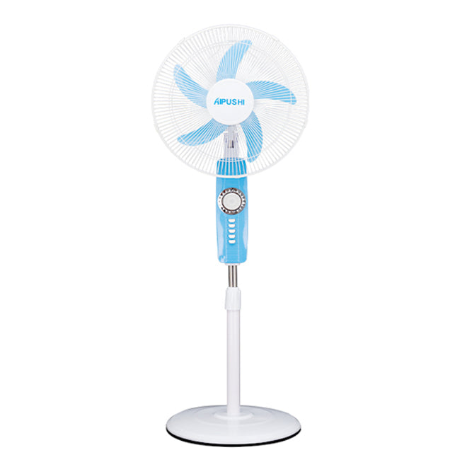 Hotsale LED Lights USB Charger Charge Phone Powered Rechargeable Black Solar Power Pedestal Fan with Panel and Battery for Home