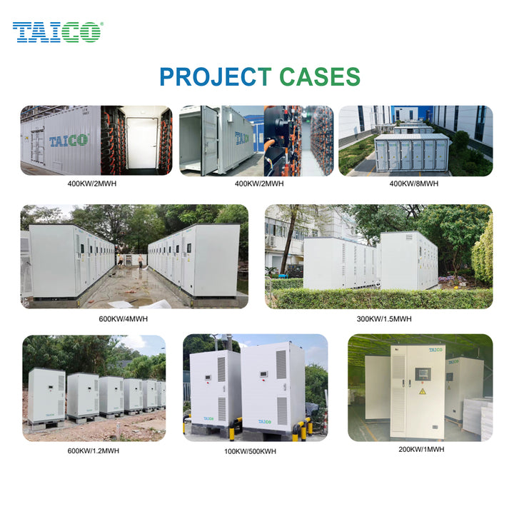 TAICO TK E-Cube A1000 Liquid Cooling 1MWH-2MWH Solar Battery Energy Storage System 1MW-2MW Lithium Ion Storage Container