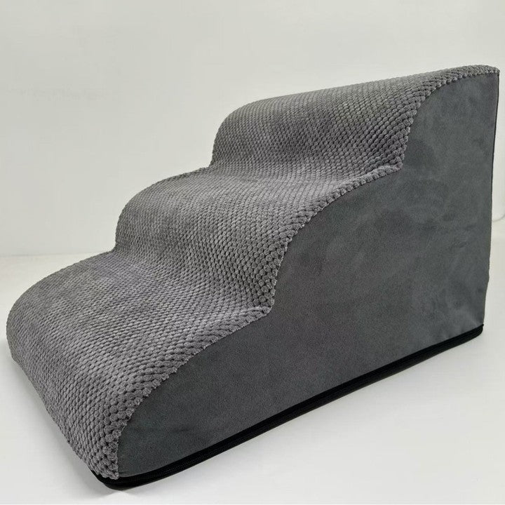 Luxury Non-slip Pet Stairs for Cats Dogs Modern Detachable Sponge Steps Eco-Friendly Durable Living Ladder Ramp Dog Bed Cave