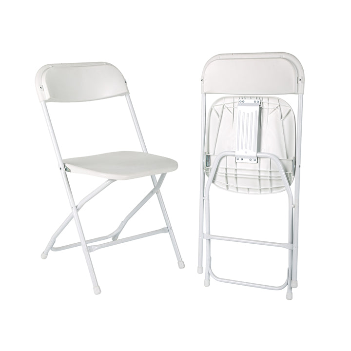 Sillas Para Eventos Wholesale Plastic Steel White Resin Maidan Training Restaurant Dinning Folding Chairs for Events Party