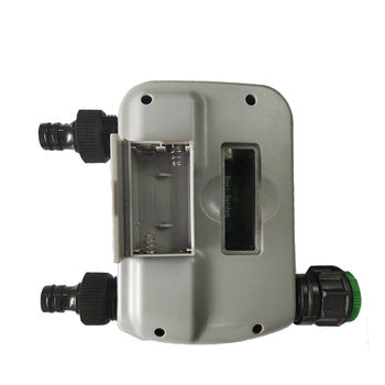Smart Automatic Two-Outlet Electronic Garden Irrigation Water Timer Plastic LCD Display