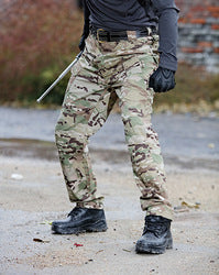 Men's Tactical Pants IX7 Water Resistant Cargo Pants Lightweight Hiking Work Pants