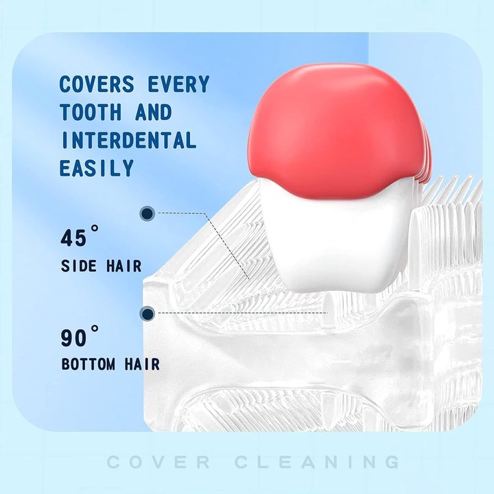 U-Shaped 360° Kids Toothbrush Rechargeable Automatic Electric Soft Bristles for Children
