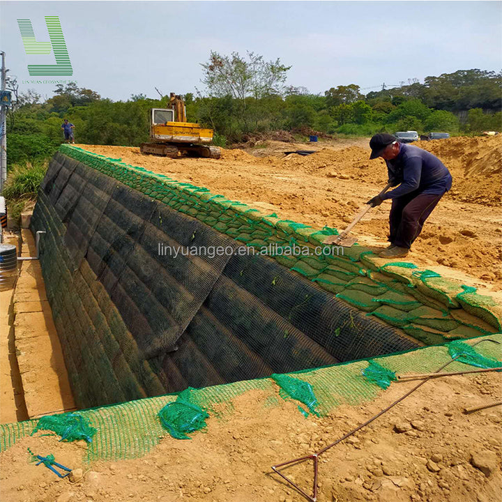 Retaining Wall Polyester Biaxial Geogrid