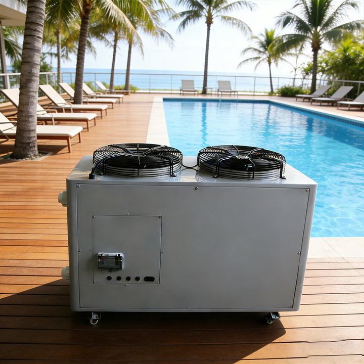 Energy Efficient 15Kw 20Kw 35Kw 40Kw Commercial Swimming Pool Heat Pump Pool Chiller Wifi App Smart