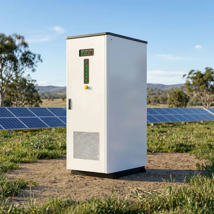All in One 55kW 100kWh Energy Storage Cabinet 75kW PV Input AC Parallel Expansion Industrial BESS IP54 Fire Protection